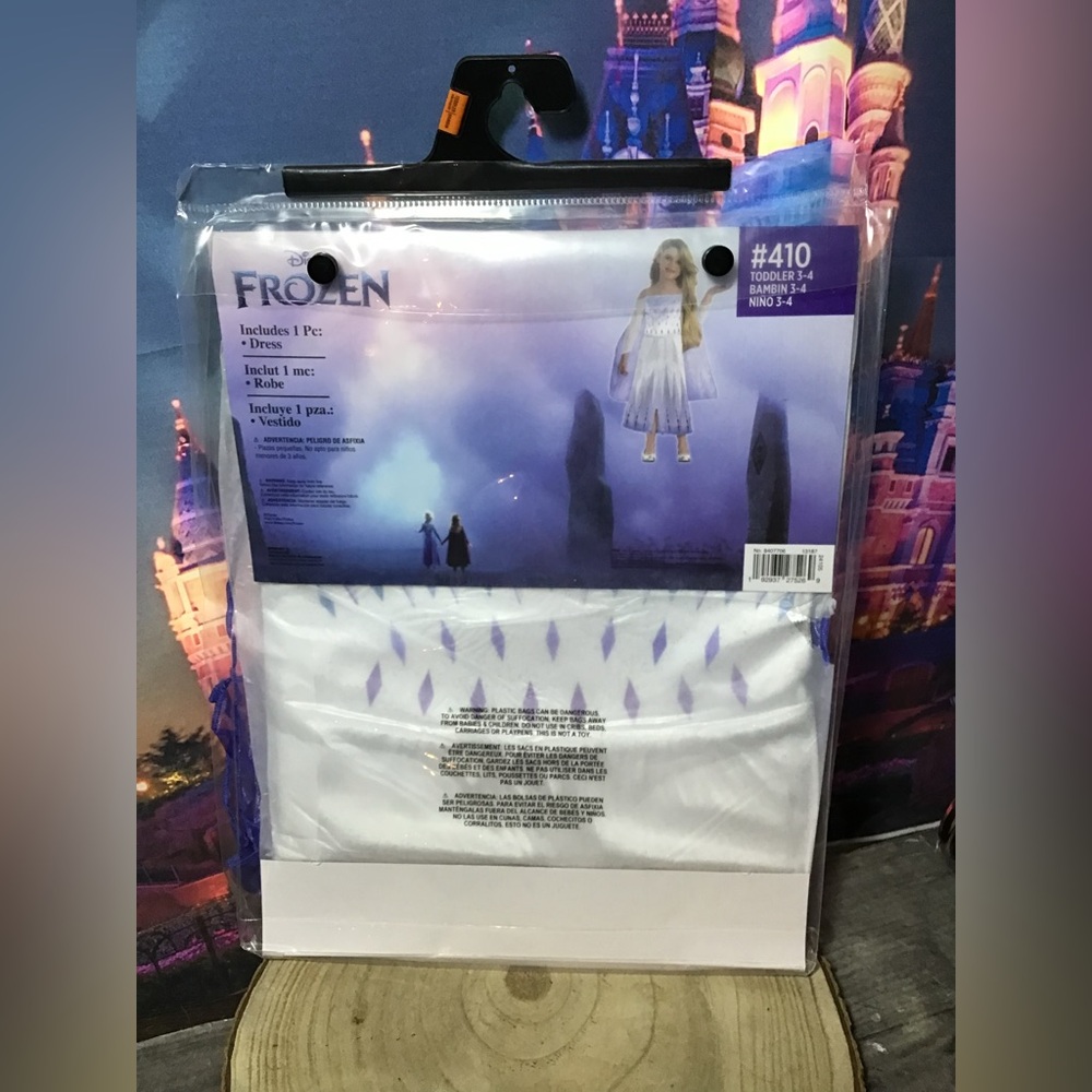 Disney frozen elsa toddler costume size 3-4 -NEW - Picture 2 of 2